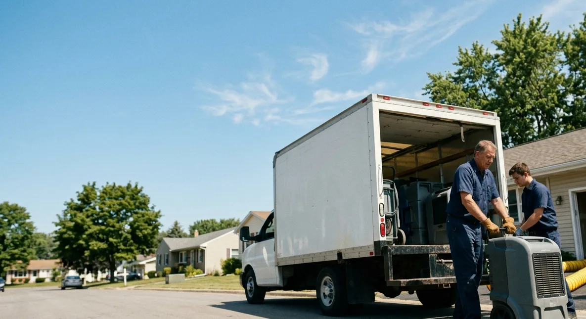 Water Damage Cleanup in Olmsted, IL near me